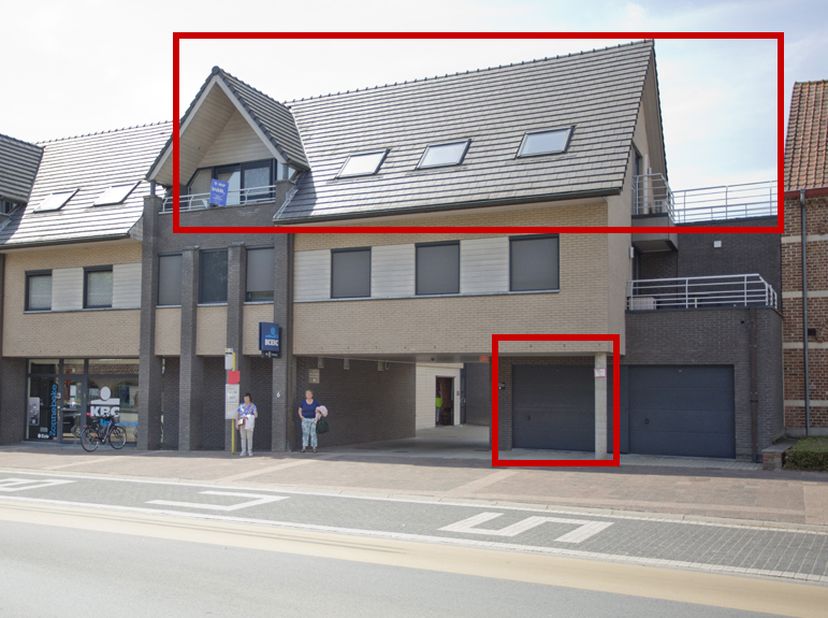 APPARTEMENT MET GARAGE OP TOPLIGGING - &lt;br /&gt;
&lt;br /&gt;
Gelegen op een absolute topligging in Zonnebeke, vindt u een appartement bestaande uit living met